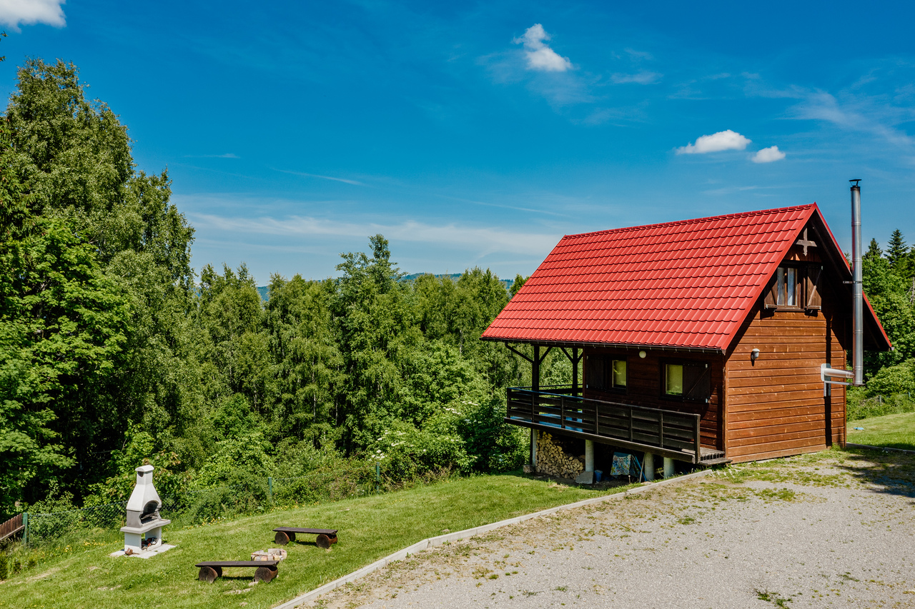 Domek Jodła - 6 osób 2 sypialnie - Widok na góry Zwierzęta akceptowane